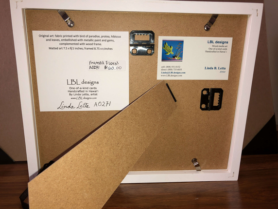 Framed Art  FA-0271, 11" W  x  9" H