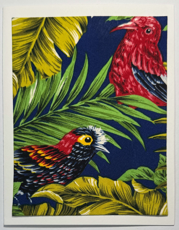 Sold Art. Use "Contact Linda" to order a similar work. FabriCard Art Card (FC-6715) 4.25" W x 5.5" H