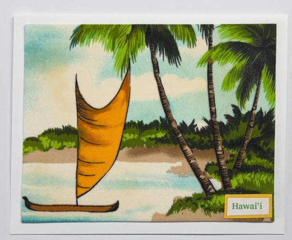 FabriCard Art Card (FC-6740) 5.5" W x 4.25" H FabriCard Art Card (FC-6740) 5.5" W x 4.25" H