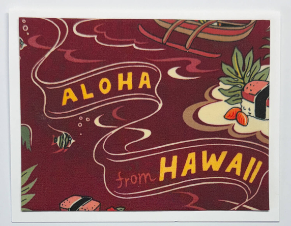 Sold Art. Use "Contact Linda" to order a similar work. x-Sold-Art-FabriCard Art Card (FC-6746) 5.5" W x 4.25" H