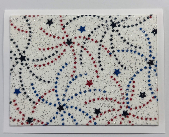 Sold Art. Use "Contact Linda" to order a similar work. x-Sold-Art-FabriCard Art Card (FC-6804) 5.5" W x 4.25" H