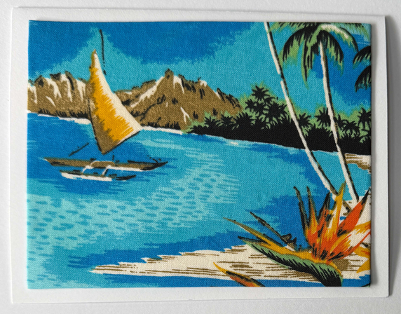 FabriCard Art Card (FC-6852) 5.5" W x 4.25" H FabriCard Art Card (FC-6852) 5.5" W x 4.25" H