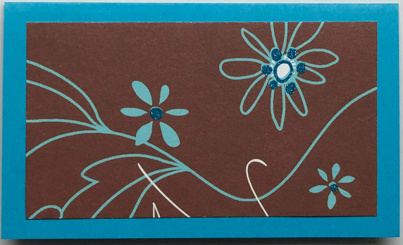 Gift Enclosure Art Card (GE-4858) 4" W  x  2.25" H