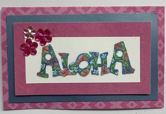 Gift Enclosure Art Card (GE-5592) 4" W  x  2.25" H