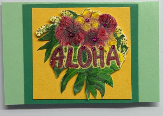 Gift Enclosure Art Card (GE-5598) 4" W  x  2.25" H