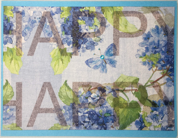 One Of A Kind Art Card  OK-7209, 5.5" W  x  4.25" H
