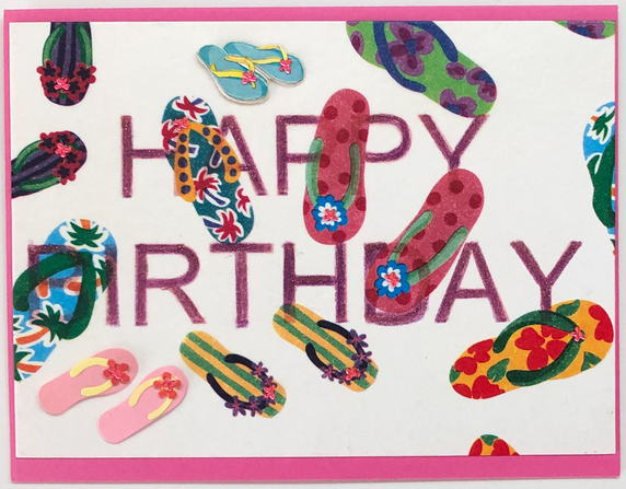 One Of A Kind Art Card (OK-7510) 5.5" W  x  4.25" H