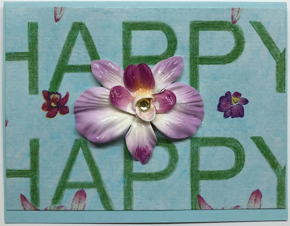 One Of A Kind Art Card (OK-7535) 5.5" W  x  4.25" H