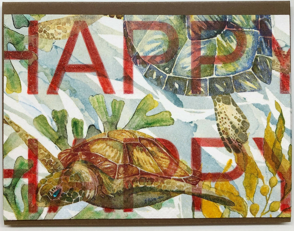 One Of A Kind Art Card (OK-7595) 5.5" W  x  4.25" H