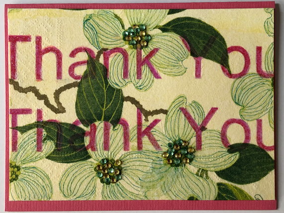 One Of A Kind Art Card (OK-7963) 5.5" W  x  4.25" H