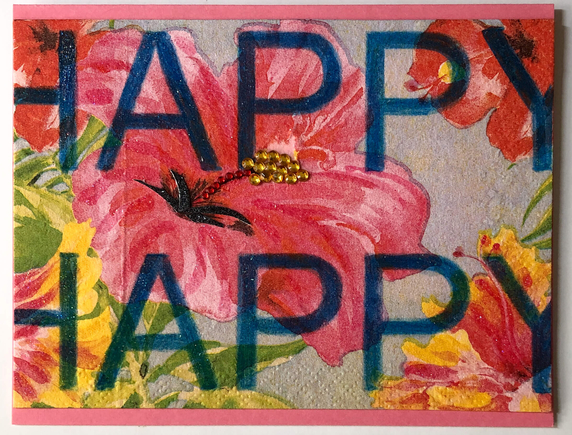 One Of A Kind Art Card (OK-7968) 5.5" W  x  4.25" H