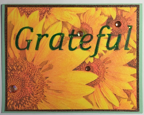 One Of A Kind Art Card (OK-7996) 5.5" W  x  4.25" H