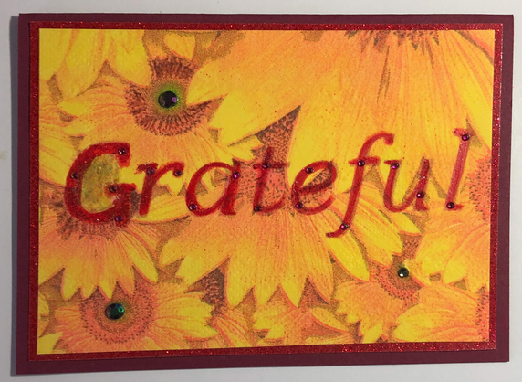 One Of A Kind Art Card (OK-7998) 5.5" W  x  4.25" H