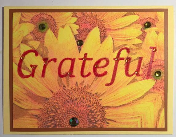 One Of A Kind Art Card (OK-8003) 5.5" W  x  4.25" H