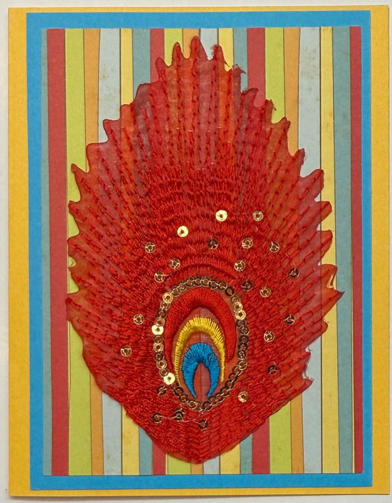 One Of A Kind Art Card (OK-8034) 4.25" W  x  5.5" H