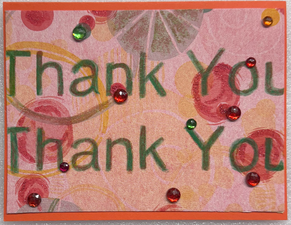 One Of A Kind Art Card (OK-8007) 5.5" W  x  4.25" H