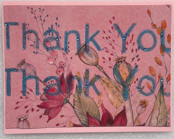 One Of A Kind Art Card (OK-8010) 5.5" W  x  4.25" H