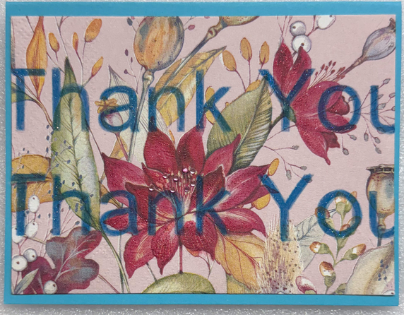 One Of A Kind Art Card (OK-8013) 5.5" W  x  4.25" H
