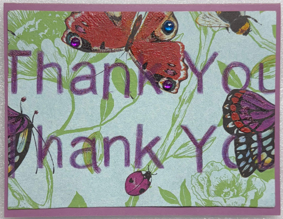 One Of A Kind Art Card (OK-8014) 5.5" W  x  4.25" H