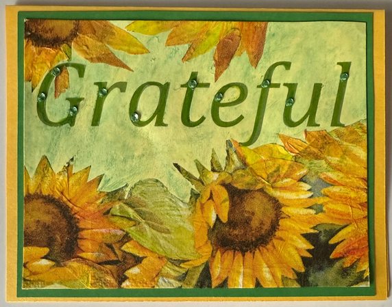One Of A Kind Art Card (OK-8053) 5.5" W  x  4.25" H