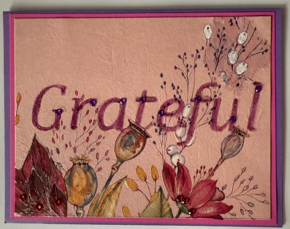 One Of A Kind Art Card (OK-8055) 5.5" W  x  4.25" H