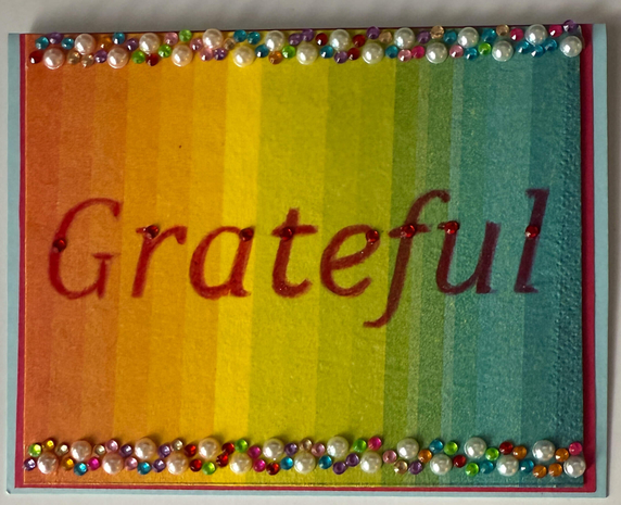 One Of A Kind Art Card (OK-8057) 5.5" W  x  4.25" H