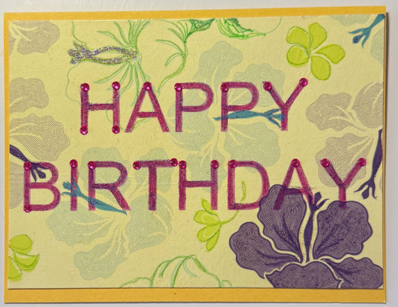 One Of A Kind Art Card (OK-8084) 5.5" W  x  4.25" H