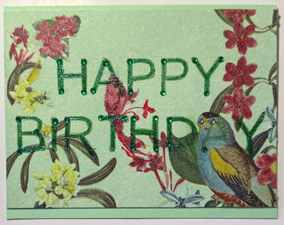 One Of A Kind Art Card (OK-8087) 5.5" W  x  4.25" H