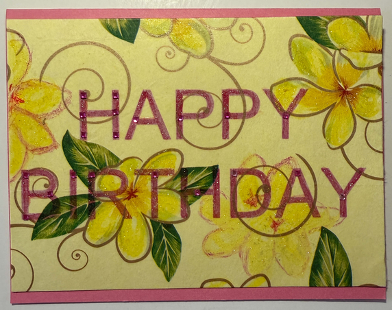 One Of A Kind Art Card (OK-8093) 5.5" W  x  4.25" H