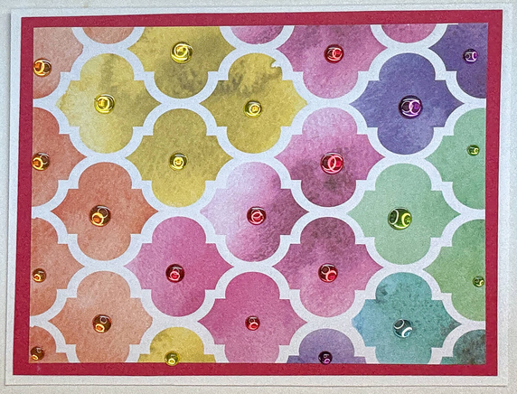 One Of A Kind Art Card (OK-8099) 5.5" W  x  4.25" H
