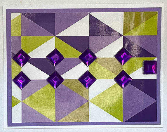 One Of A Kind Art Card (OK-8101) 5.5" W  x  4.25" H