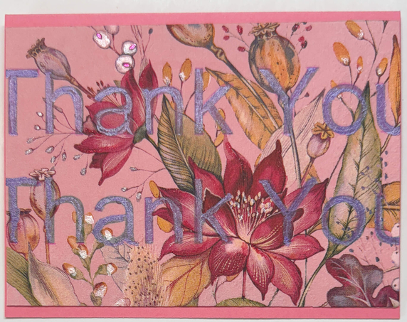 One Of A Kind Art Card (OK-8109) 5.5" W  x  4.25" H