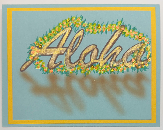 One Of A Kind Art Card (OK-8120) 5.5" W  x  4.25" H