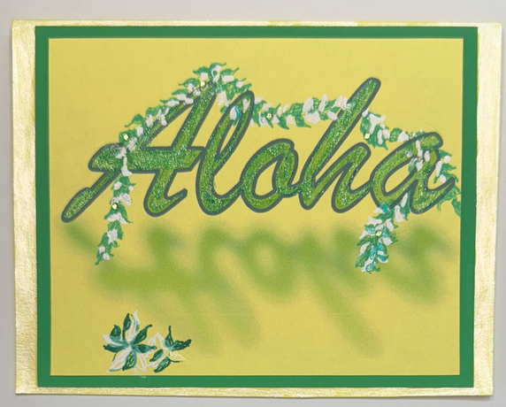 One Of A Kind Art Card (OK-8133) 5.5" W  x  4.25" H