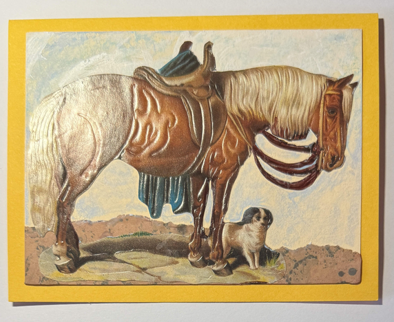 One Of A Kind Art Card (OK-8161) 5.5" W  x  4.25" H