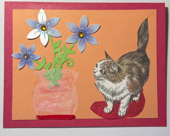 One Of A Kind Art Card (OK-8165) 5.5" W  x  4.25" H