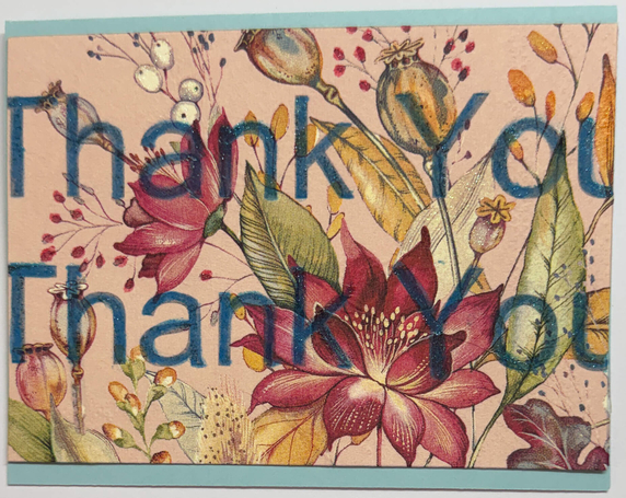 One Of A Kind Art Card (OK-8184) 5.5" W  x  4.25" H
