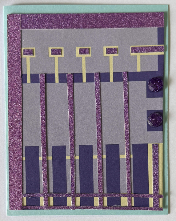 One Of A Kind Art Card (OK-8191) 4.25" W  x  5.5" H