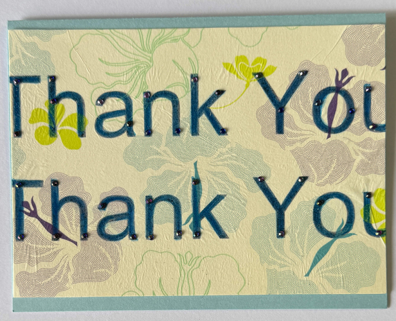 One Of A Kind Art Card (OK-8200) 5.5" W  x  4.25" H