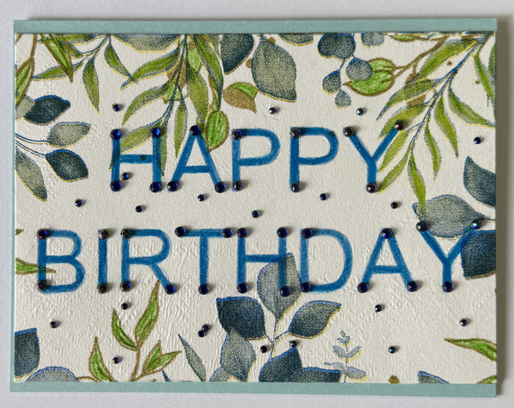 One Of A Kind Art Card (OK-8202) 5.5" W  x  4.25" H