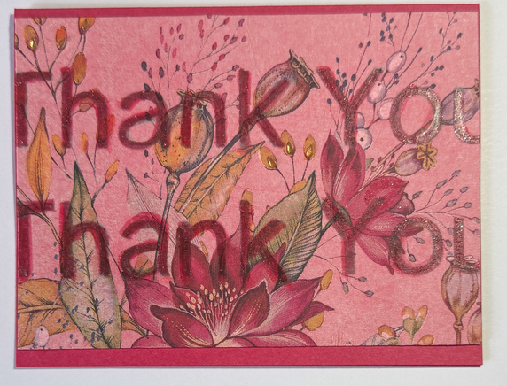 One Of A Kind Art Card (OK-8224) 5.5" W  x  4.25" H