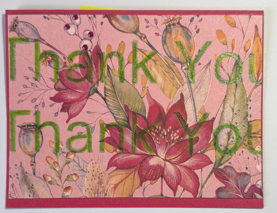 One Of A Kind Art Card (OK-8226) 5.5" W  x  4.25" H