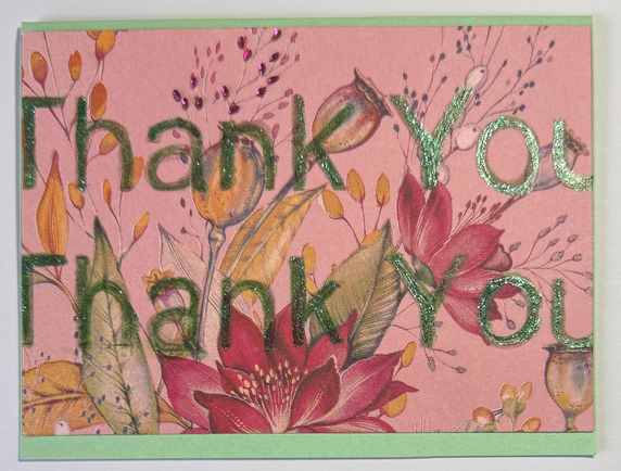 One Of A Kind Art Card (OK-8229) 5.5" W  x  4.25" H