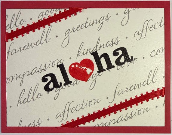 One Of A Kind Art Card (OK-8252) 5.5" W  x  4.25" H