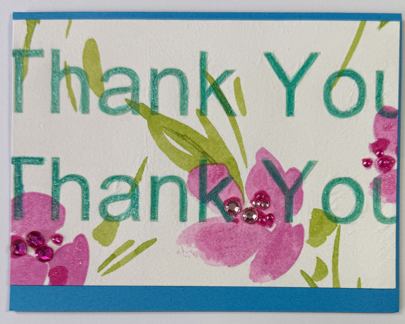 x-Sold-Art-One Of A Kind Art Card (OK-8265) 5.5" W  x  4.25" H