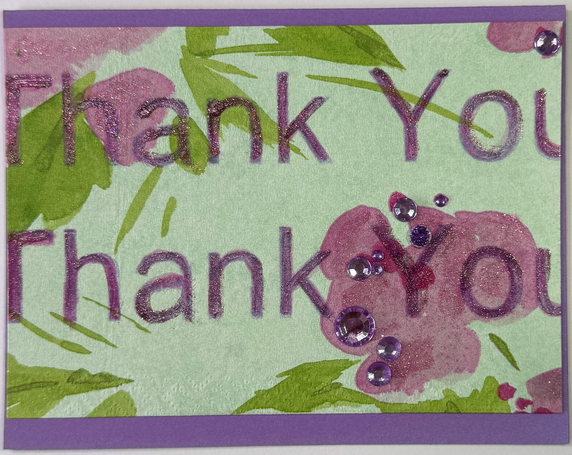 One Of A Kind Art Card (OK-8266) 5.5" W  x  4.25" H