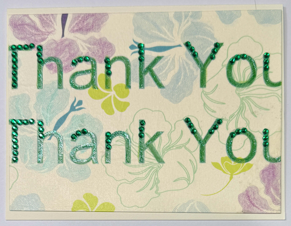 One Of A Kind Art Card (OK-8272) 5.5" W  x  4.25" H