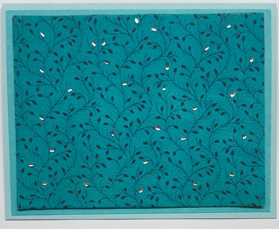 x-Sold-Art-One Of A Kind Art Card (OK-8278) 5.5" W  x  4.25" H
