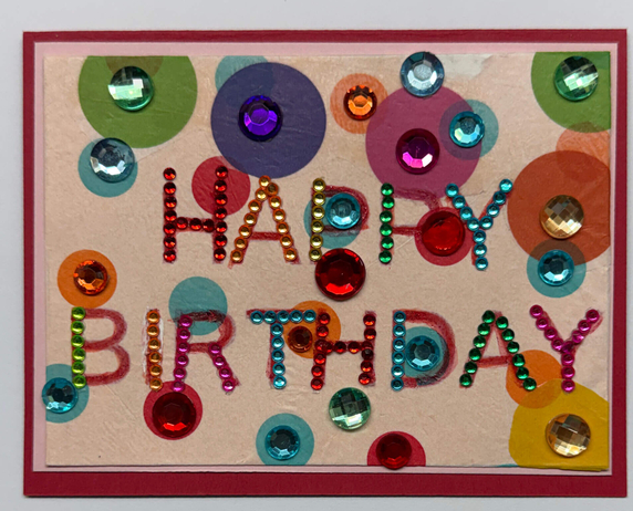 Sold Art. Use "Contact Linda" to order a similar work. x-Sold-Art-One Of A Kind Art Card (OK-8284) 5.5" W x 4.25" H