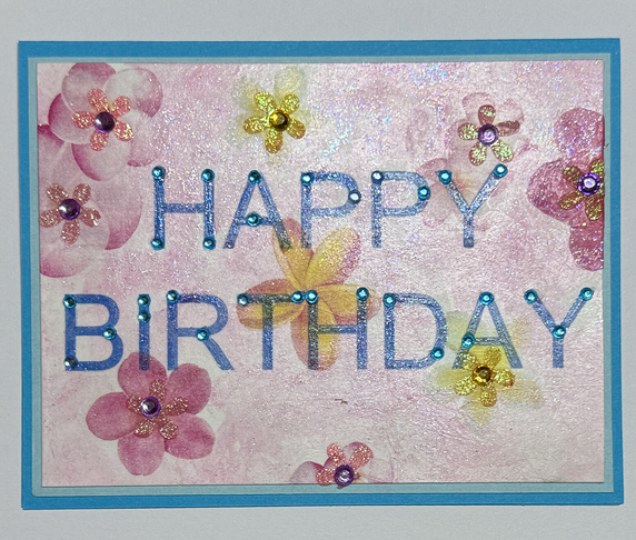 One Of A Kind Art Card (OK-8296) 5.5" W  x  4.25" H
